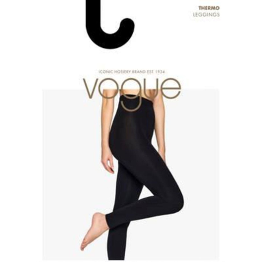 Naiset Vogue College& Ja Trikoohousut | Leggings Musta