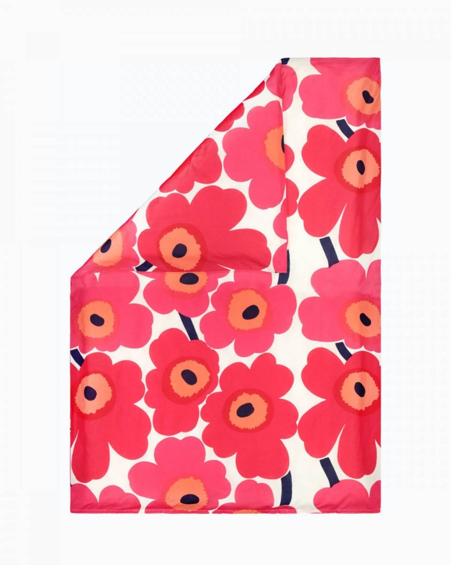 Koti Marimekko | Unikko-Pussilakana 150X210Cm Multicolor