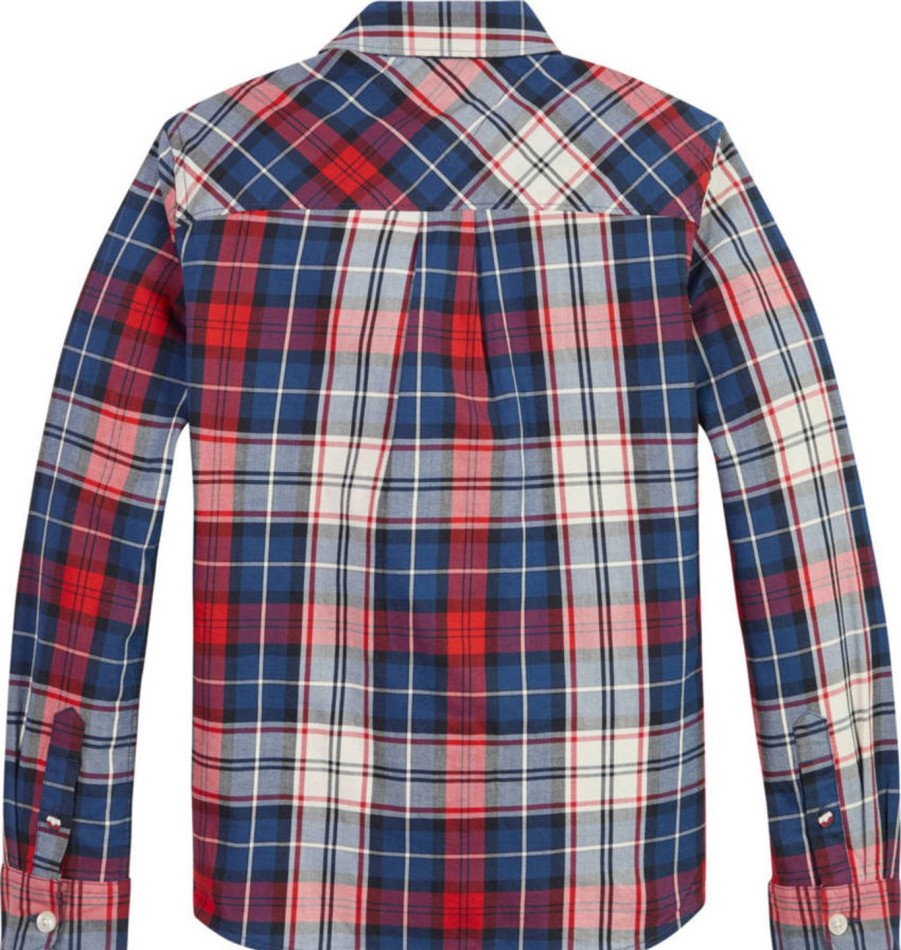 Lapset Tommy Hilfiger Kauluspaidat | Tartan Check -Kauluspaita Multicolor