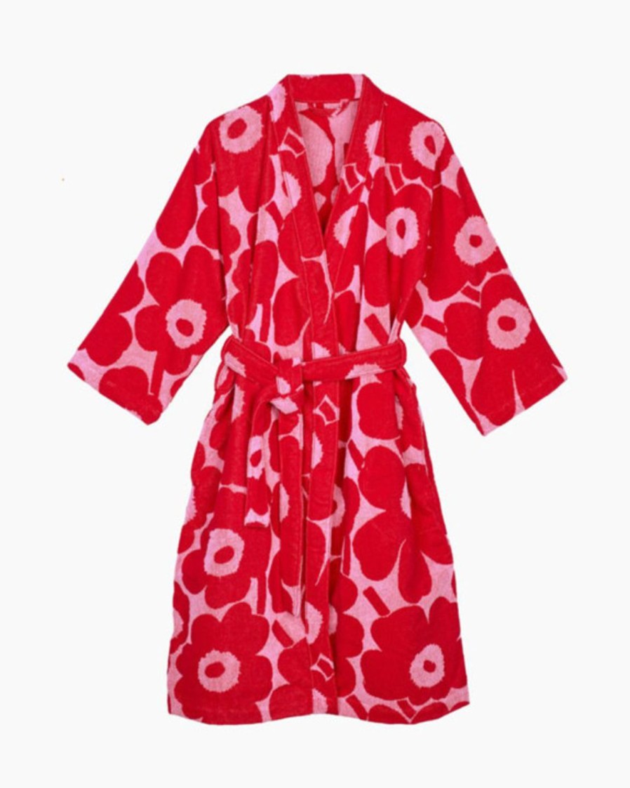 Koti Marimekko | Unikko-Kylpytakki Punainen