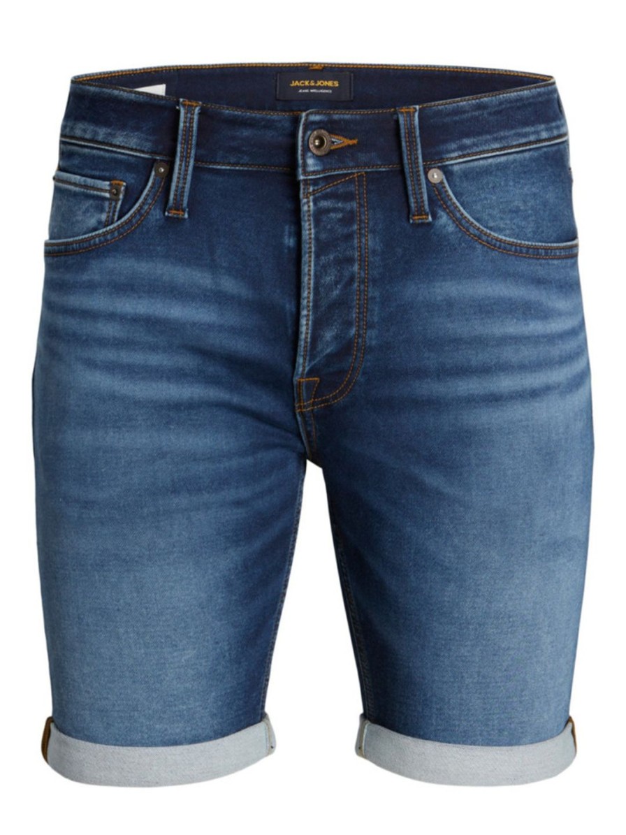 Miehet Jack & Jones Shortsit | Rick Icon -Shortsit Tummansininen