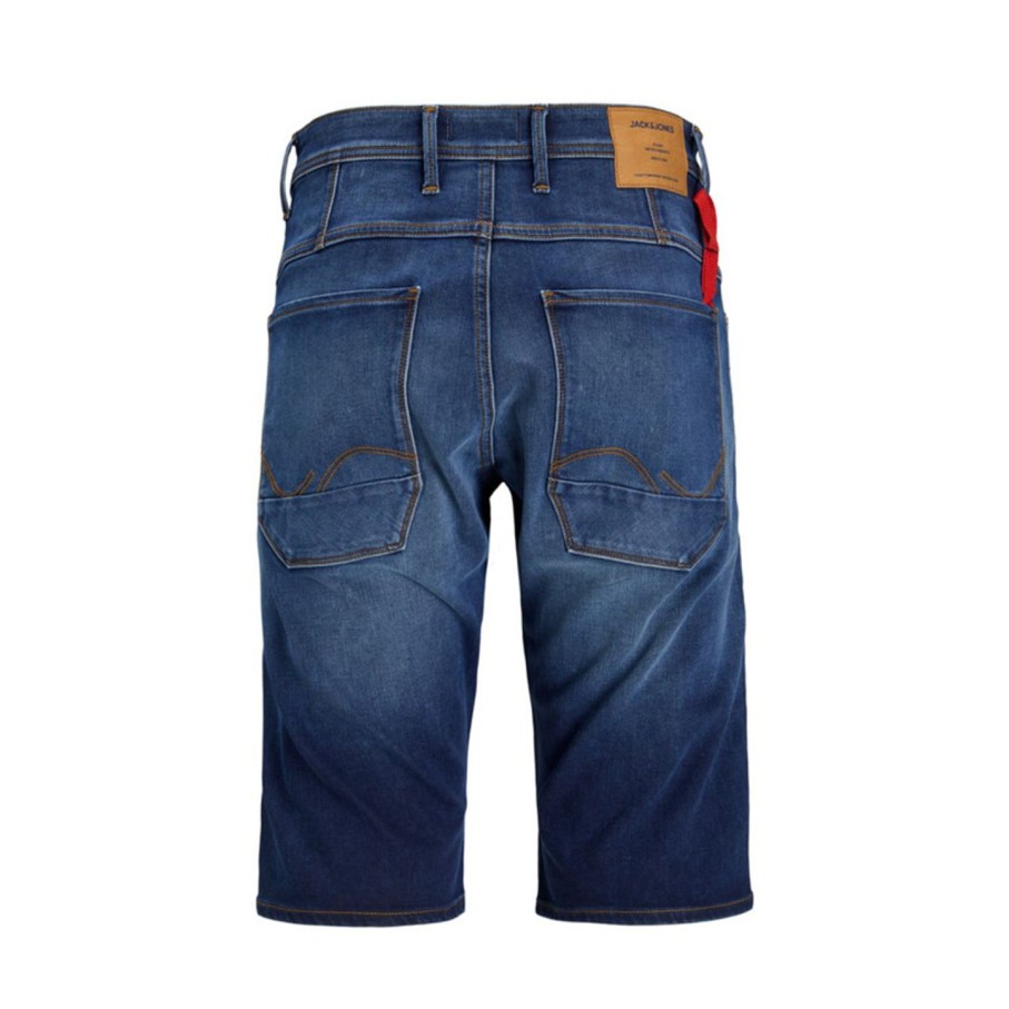 Miehet Jack & Jones Shortsit | Scale Long Shorts Ge 835 -Shortsit Tummansininen