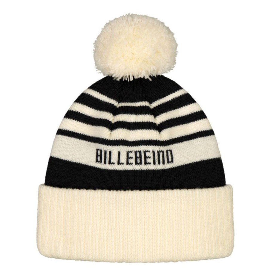 Miehet Billebeino Pipot | Merino Pom Pom-Pipo Black&White