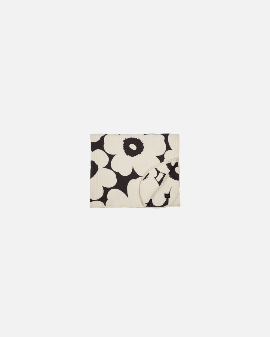 Koti Marimekko | Unikko-Paivapeite 160X260Cm Black&White