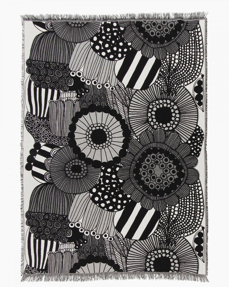 Koti Marimekko | Siirtolapuutarha-Huopa 130X180Cm Black&White