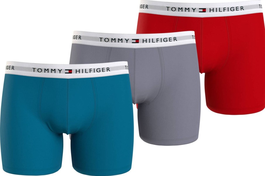 Miehet Tommy Hilfiger Alusasut | Bokserit 3 Kpl Multicolor