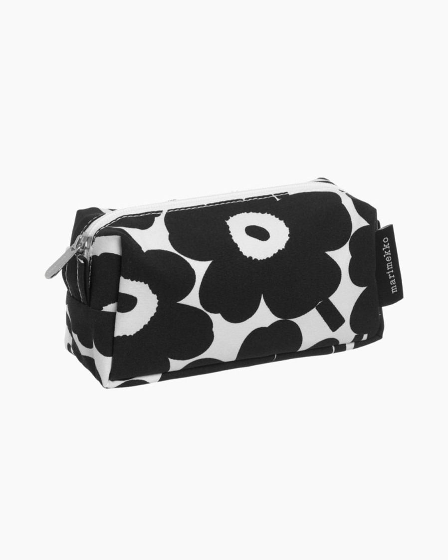 Laukut Marimekko | Tiise Mini Unikko -Kosmetiikkalaukku Black&White