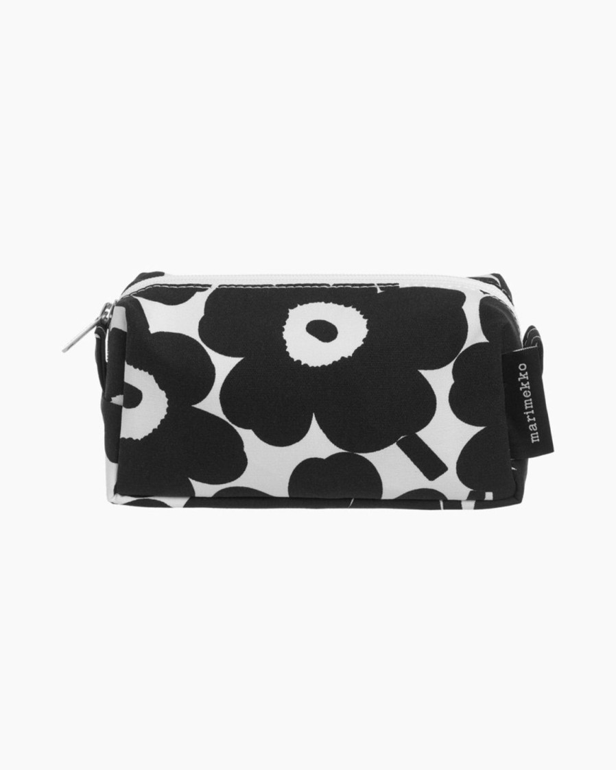 Laukut Marimekko | Tiise Mini Unikko -Kosmetiikkalaukku Black&White