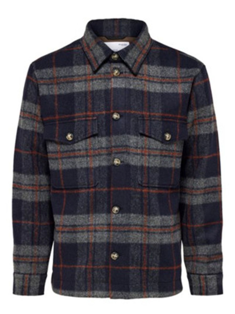 Miehet Selected Homme Talvitakit | Archive Overshirt - Paitatakki