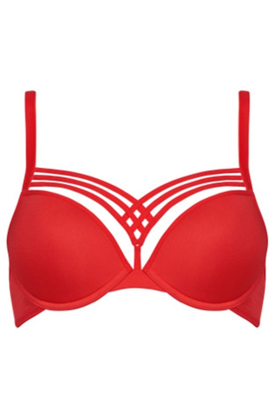 Naiset Marlies Dekkers Rintaliivit | Dame De Paris Push Up -Rintaliivit Punainen