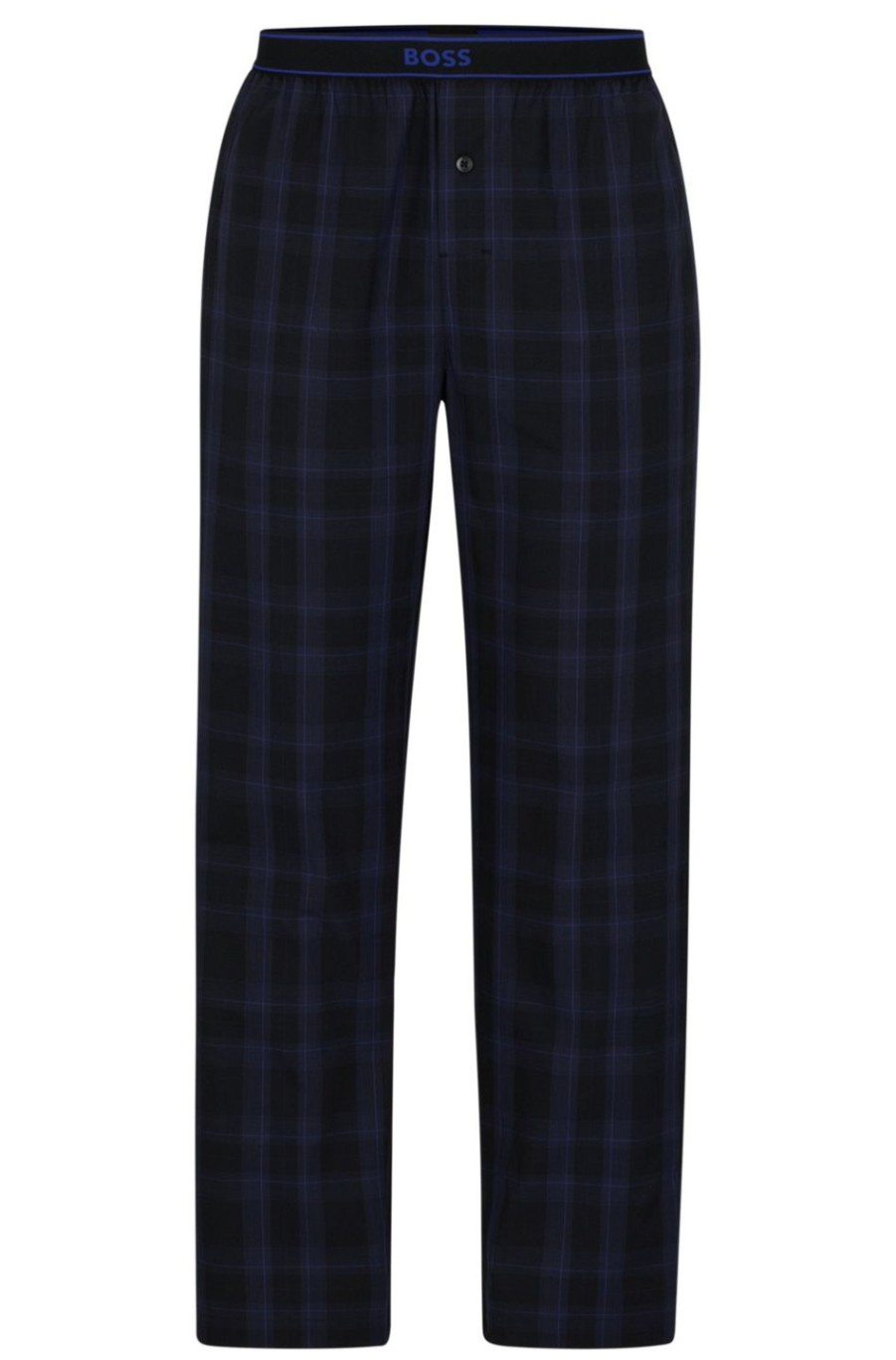 Miehet Boss Yoasut | Urban Pants 10253450 -Pyjamahousut Tummansininen