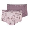 Lapset Name It Alusasut | Nkfhipster Arctic Flowers -Pikkuhousut 2Kpl Vaaleanvioletti