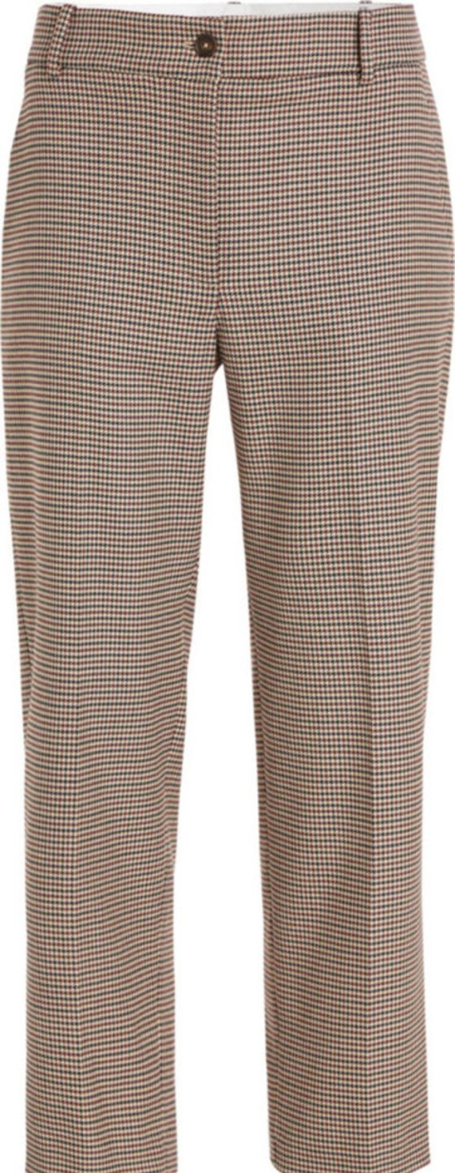 Naiset Tommy Hilfiger Housut | Slim Straight Check -Housut Multicolor