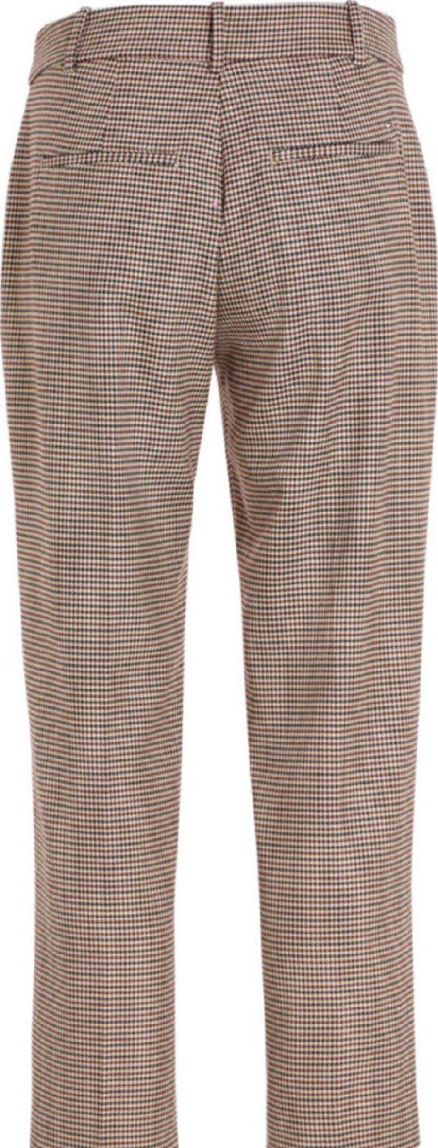 Naiset Tommy Hilfiger Housut | Slim Straight Check -Housut Multicolor