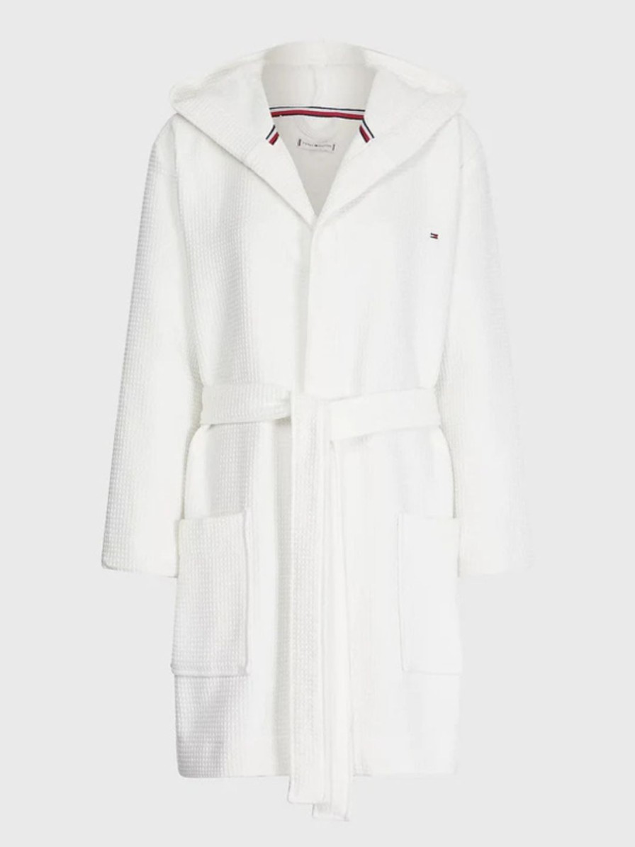 Koti Tommy Hilfiger | Waffle Bathrobe Luonnonvalkoinen