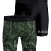 Miehet Björn Borg Alusasut | Performance Boxer Long Leg -Bokserisetti 2 Kpl Musta