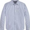 Lapset Tommy Hilfiger Kauluspaidat | Hemp Relaxed -Kauluspaita Sininen