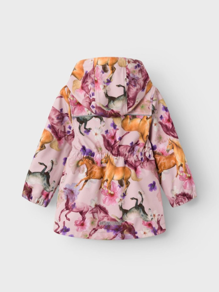 Lapset Name It Takit | Nmfalfa Horse -Softshell-Takki Vaaleanvioletti