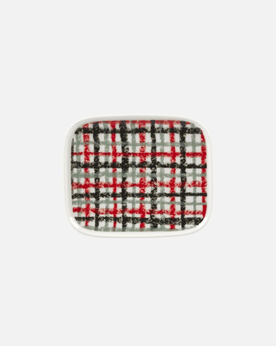 Koti Marimekko Lautaset | Urdimbre-Lautanen 15X12Cm Multicolor