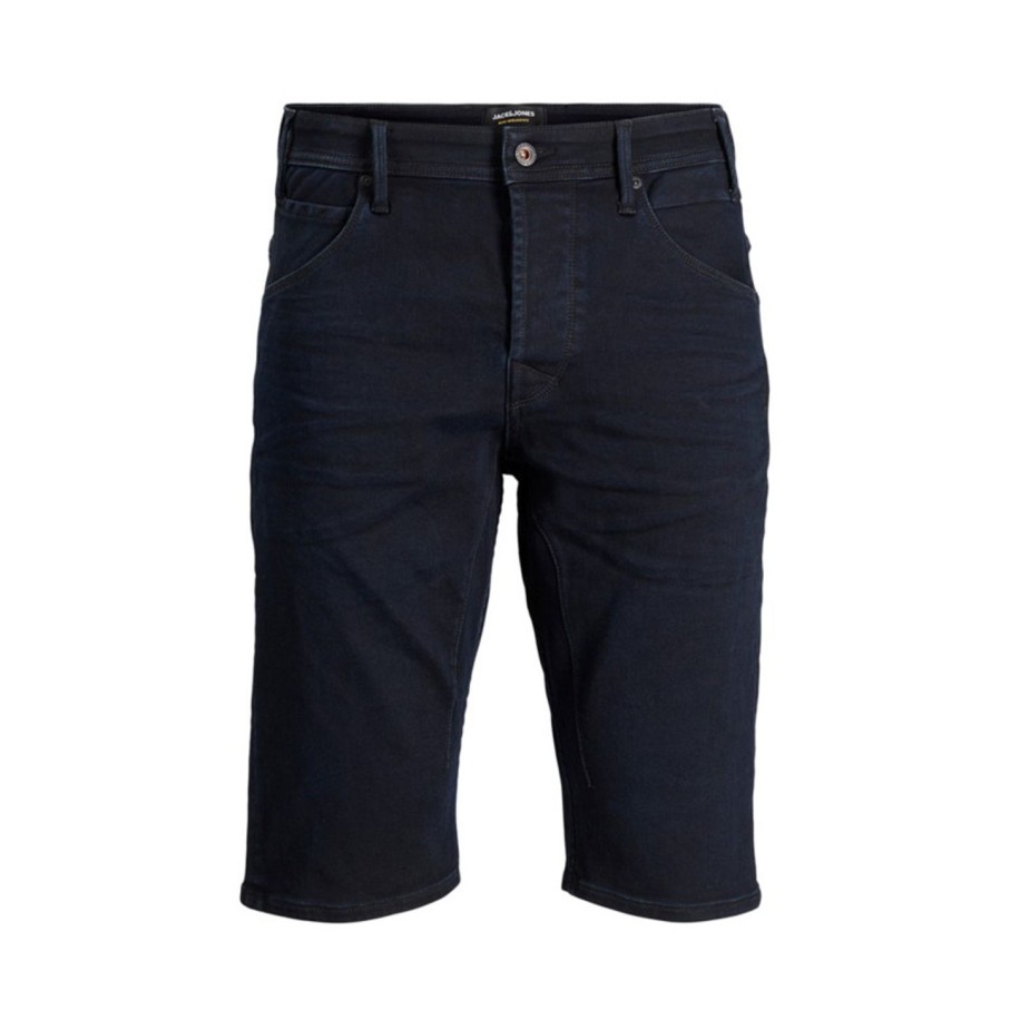 Miehet Jack & Jones Shortsit | Scale Long Shorts Ge 896 -Shortsit Tummansininen