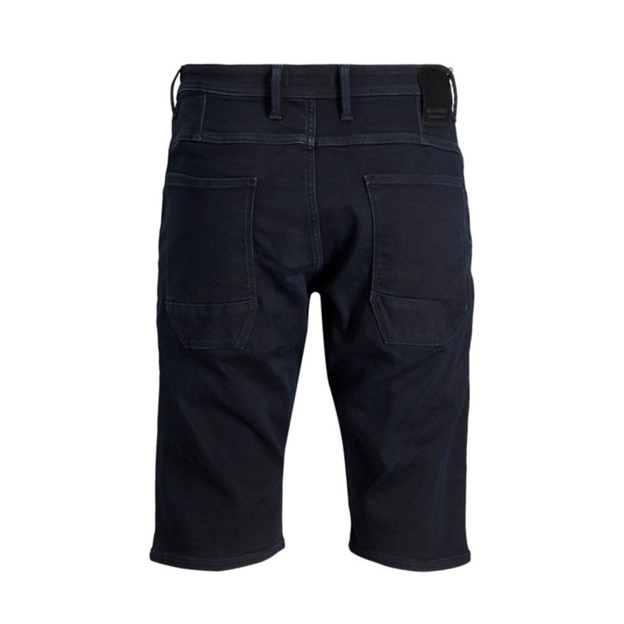 Miehet Jack & Jones Shortsit | Scale Long Shorts Ge 896 -Shortsit Tummansininen