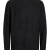 Miehet Jack & Jones Neulepuserot | Villeray Cable Knit Crew -Neulepusero