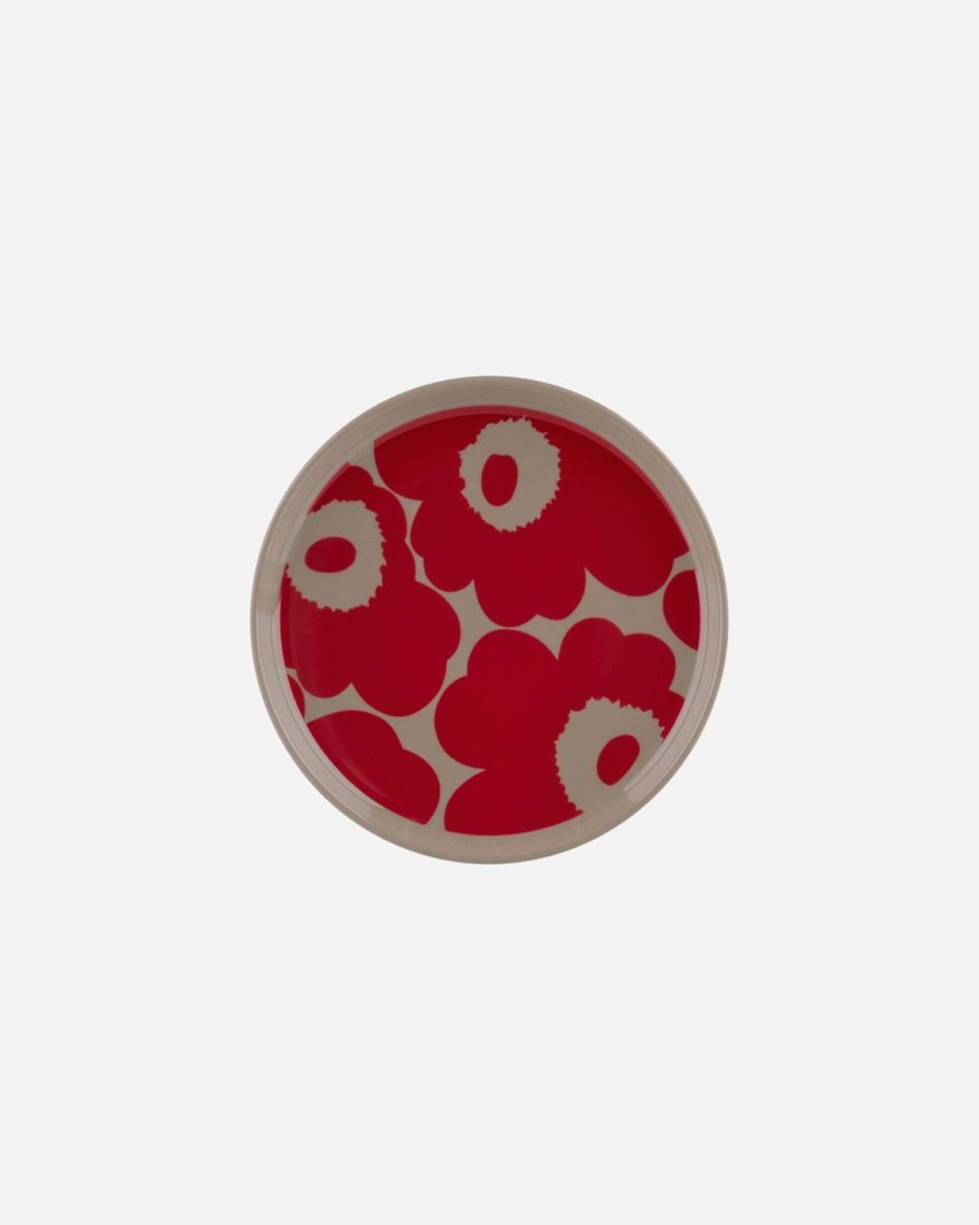 Koti Marimekko Lautaset | Oiva / Unikko -Lautanen 13,5Cm Punainen