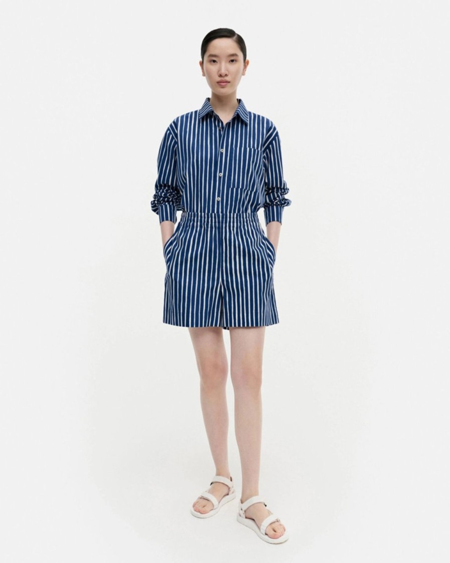 Naiset Marimekko Shortsit | Jokapoika-Shortsit Sininen