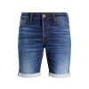 Miehet Jack & Jones Shortsit | Rick Icon Shorts Ge 835 -Shortsit Tummansininen