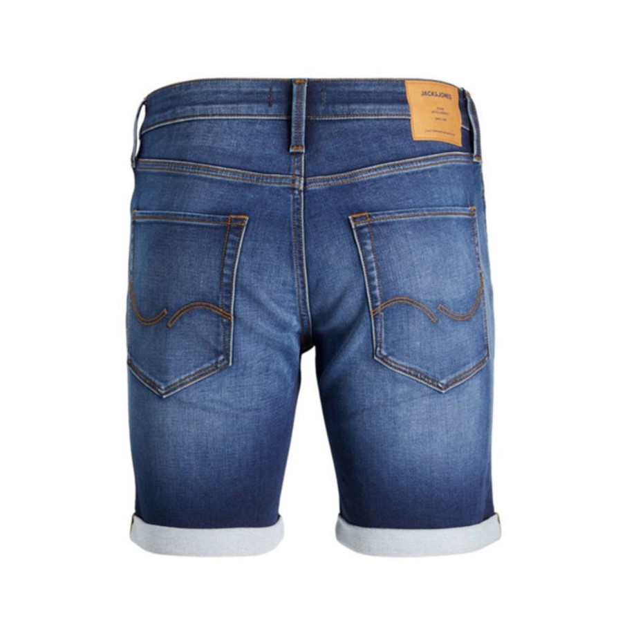 Miehet Jack & Jones Shortsit | Rick Icon Shorts Ge 835 -Shortsit Tummansininen