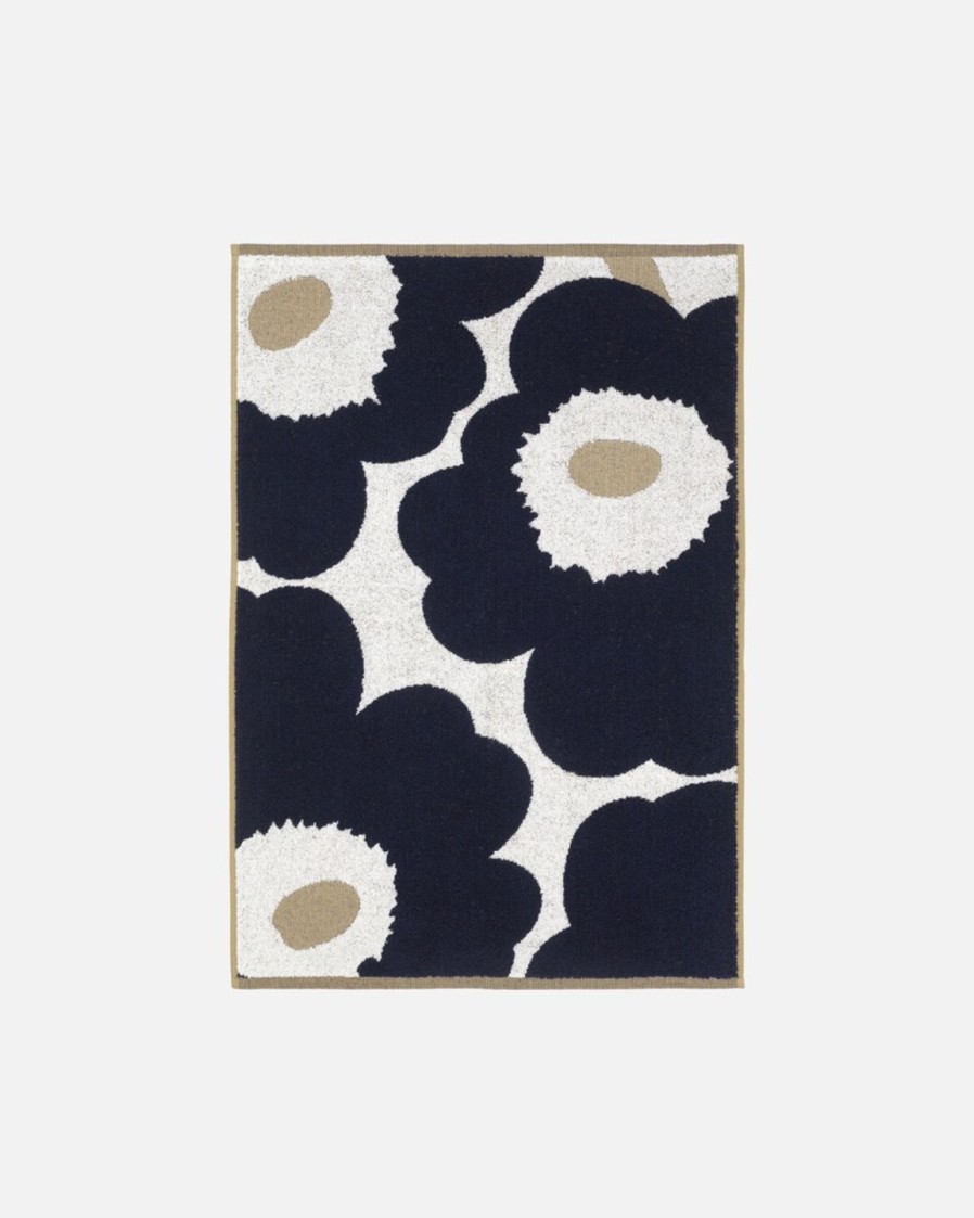 Koti Marimekko | Unikko-Kasipyyhe 50X70Cm Tummasininen