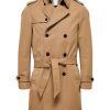 Miehet Selected Homme Kevattakit | William-Trenchcoat Ruskea