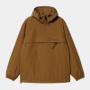 Miehet Carhartt WIP Talvitakit | Windbreaker Pullover -Anorakki Vaaleanruskea