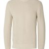 Miehet Selected Homme Neulepuserot | Carl Ls Knit Stu Crew Neck -Neulepusero