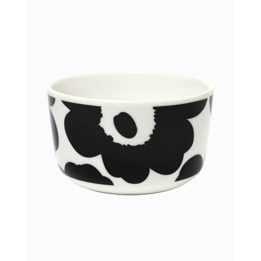 Koti Marimekko Kulhot | Oiva/Unikko Kulho 2,5Dl Black&White