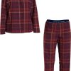 Naiset Tommy Hilfiger Yoasut | Full Flannel -Pyjamasetti