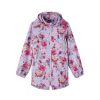 Lapset Name It Takit | Nkfalfa Long Floral -Softshell-Takki Vaaleanvioletti