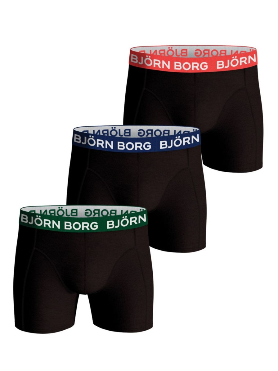 Miehet Björn Borg Alusasut | Cotton Stretch Boxer - Bokserisetti 3Kpl