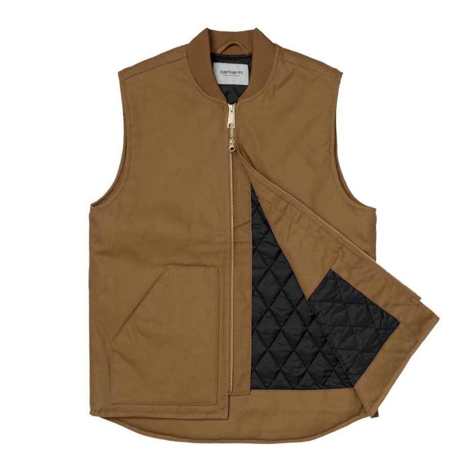 Miehet Carhartt WIP Kevattakit | Vest Ruskea