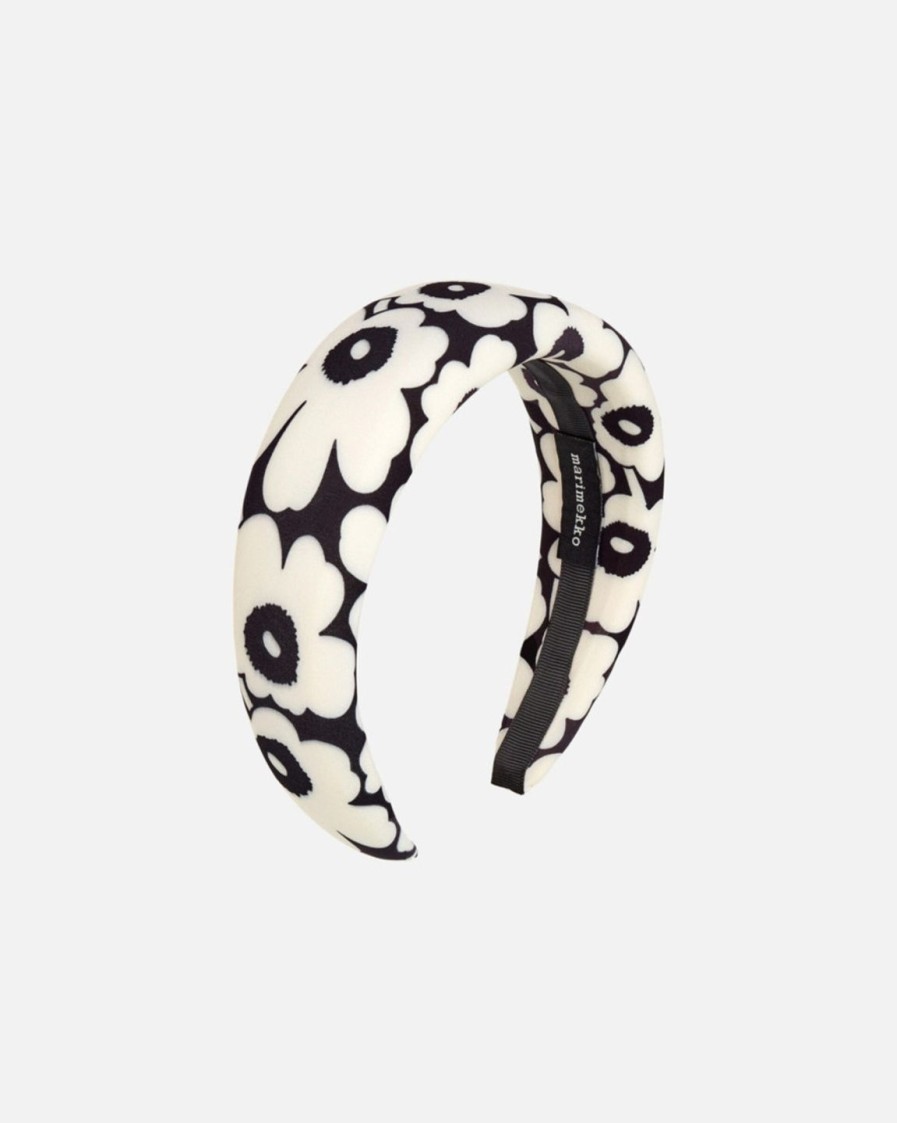 Naiset Marimekko Hiusasusteet | Margget Unikko -Hiuspanta Black&White