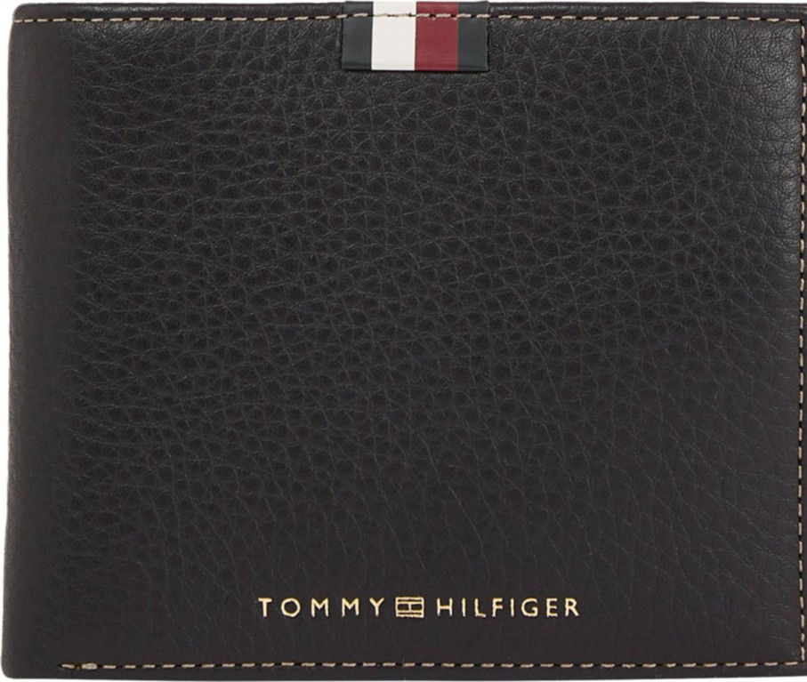 Laukut Tommy Hilfiger Miesten Lompakot | Leather Flap And Coin -Lompakko